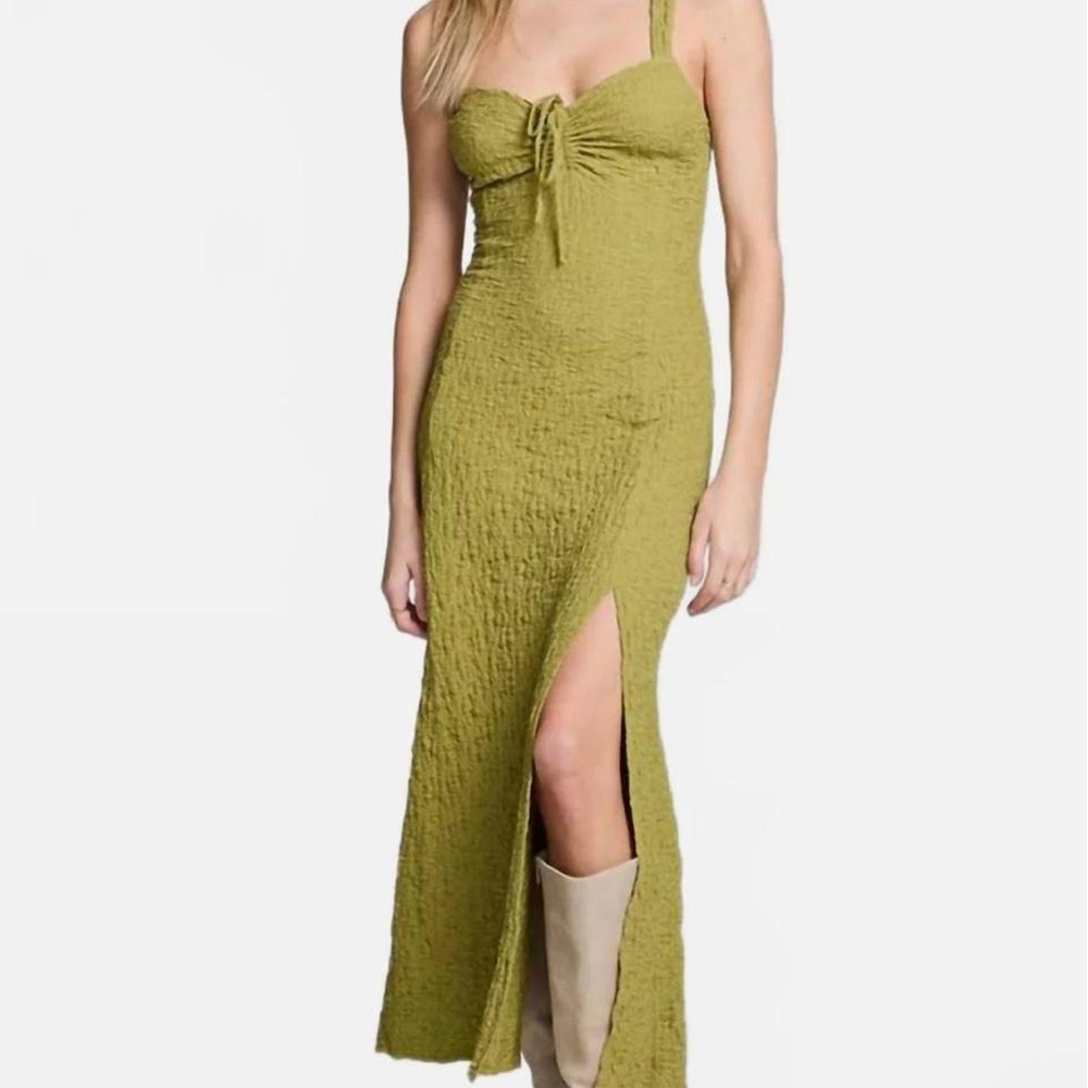 NWT Saltwater Luxe tank midi dress in fern